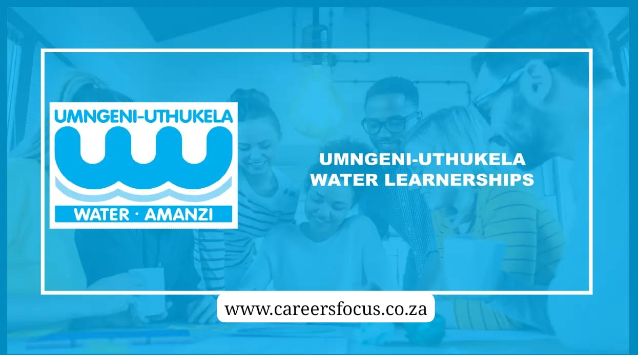 uMngeni-uThukela Water invites KZN Chemistry graduates to apply for the 2026–2029 Graduate Training Programme. A 36-month opportunity for unemployed youth.