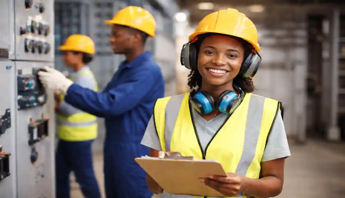 Eskom YES Programme students at workplace gaining work experience