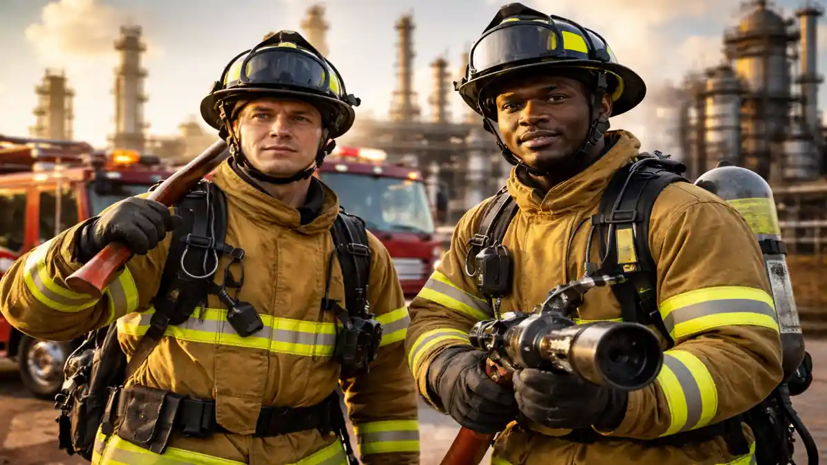 Sasol Fire Fighter in Training Maintenance