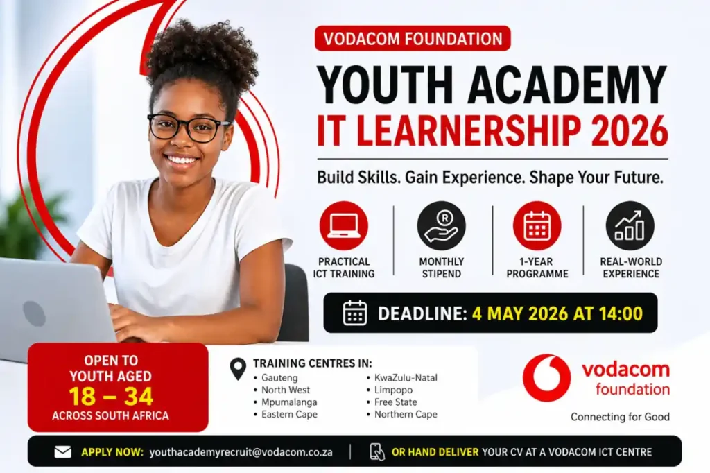 Vodacom IT Learnership 2026 Now Open